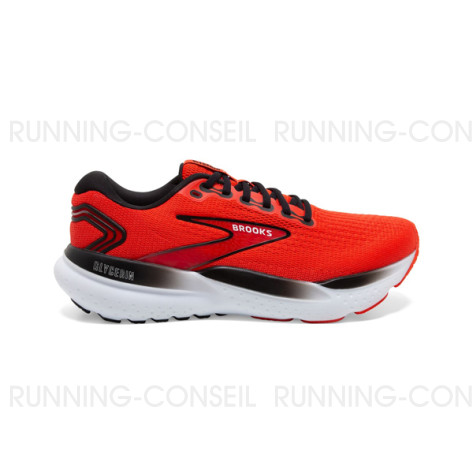 BROOKS GLYCERIN 21 Homme GRENADINE/SALSA/BLACK