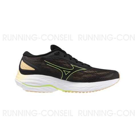 MIZUNO WAVE ULTIMA 15 BLACK/MIZUNO NEO LIME/APRICOT