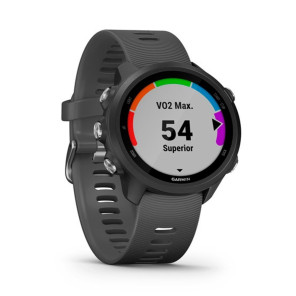 GARMIN Forerunner 245 Noire avec Bracelet Gris