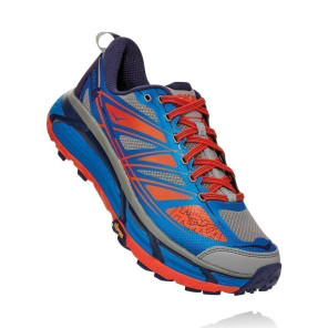 HOKA ONE ONE MAFATE SPEED 2 Homme IMPERIAL BLUE / MANDARIN RED