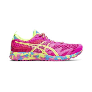 ASICS GEL-NOOSA TRI 12 Femme PINK GLO/SAFETY YELLOW