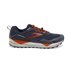 BROOKS CASCADIA 15 Homme NAVY / ORANGE / PELICAN