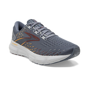 BROOKS GLYCERIN 20 HOMME GREY/CHILI OIL/ORANGE
