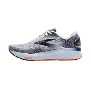 BROOKS Ghost 16 Homme White/Peacoat/Orange