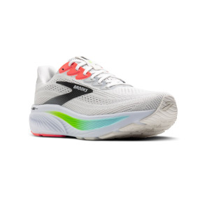 BROOKS Ghost 17 Homme White/Pink Clay/Gecko