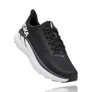 HOKA ONE ONE CLIFTON 7 Femme BLACK / WHITE
