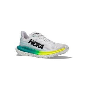 HOKA MACH 5 Femme WHITE / BLUE GLASS