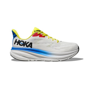 HOKA CLIFTON 9 Homme BLANC DE BLANC / VIRTUAL BLUE