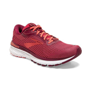 BROOKS Adrenaline GTS 20 Femme Rumba Red/Teaberry/Coral