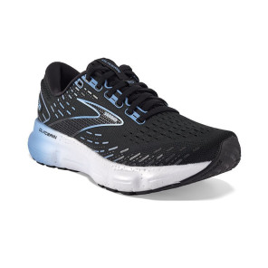 BROOKS GLYCERIN 20 FEMME BLACK/BLISSFUL BLUE