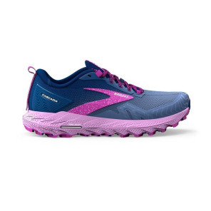 BROOKS CASCADIA 17 1B FEMME NAVY/PURPLE/VIOLET