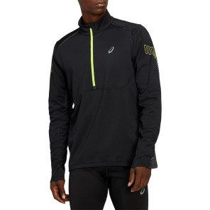 Asics Lite-Show Winter 1/2 Zip Top Homme PERFORMANCE BLACK/GRAPHITE GREY