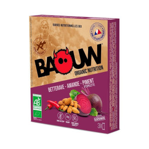 BAOUW Etui 3x25g Betterave-Amande-Piment d'Espelette Mixte