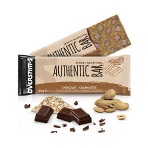 OVERSTIM'S AUTHENTIC BAR CHOCOLAT CACAHUÈTE UNITAIRE