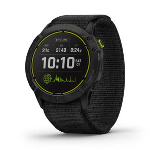 GARMIN Enduro Carbon Gray DLC Titanium avec bracelet UltraFit nylo