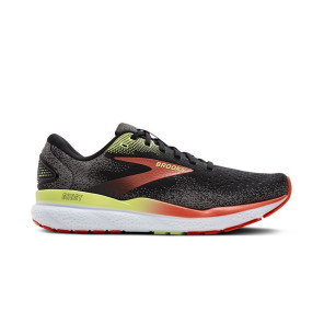 BROOKS Ghost 16 Homme BlackMandarin RedGreen