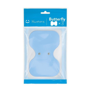 BLUETENS PACK 3 ELECTRODES PAPILLON MIXTE BLEU