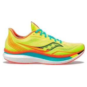 SAUCONY HEAT ENDORPHIN PRO Femme CITRON/VIZIRED