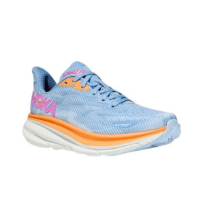HOKA CLIFTON 9 WIDE Femme AIRY BLUE / ICE WATER
