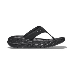 HOKA ORA RECOVERY FLIP Femme BLACK  DARK GULL GRAY