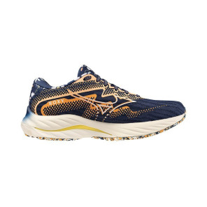 MIZUNO WAVE RIDER 27 Femme NAVAL ACADEMY/WHITE/PEACH FUZZ