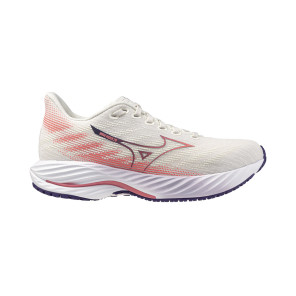 MIZUNO WAVE RIDER 28 Femme MIZUNO Snow White/Camellia Rose/Vintage Indigo