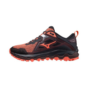 MIZUNO WAVE MUJIN WOS Femme LivingCoral/Obsidian/Fudge