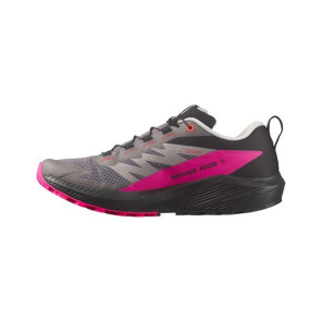 SALOMON SENSE RIDE 5 FEMME PLUM KITTEN / BLACK / PINK GLO