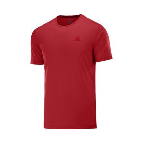 SALOMON AGILE TRAINING TEE M Homme GOJI BERRY