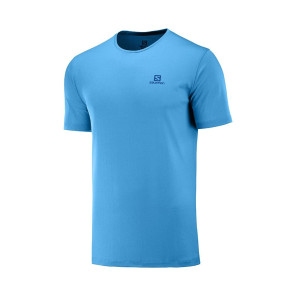 SALOMON T-shirt AGILE TRAINING M Homme VIVID BLUE / HEATHER