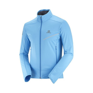 SALOMON Veste Imperméable RS SOFTSHELL JKT M Homme BLITHE / INDIGO BUNTING