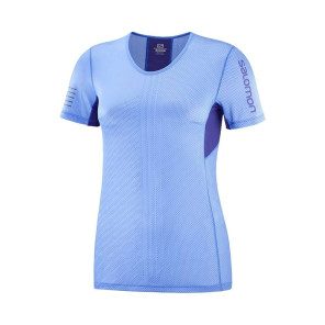 SALOMON S/lab Sense Tee Femme Marina / Clematis Blue