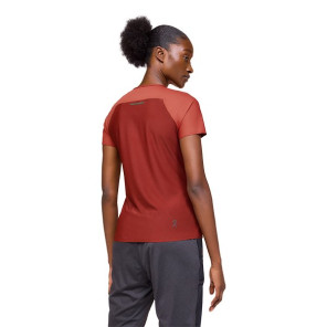 ON RUNNING T-shirt PERFORMANCE-T FEMME AUBURN | RUBY