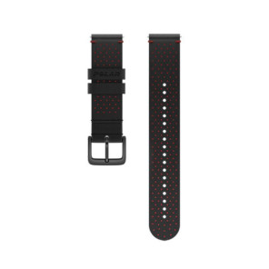 Bracelet cuir 20 mm POLAR Mixte black-red