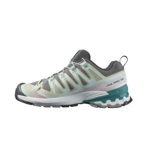 SALOMON XA PRO 3D V9 Femme GULL / WHITE / BLEACHED AQUA