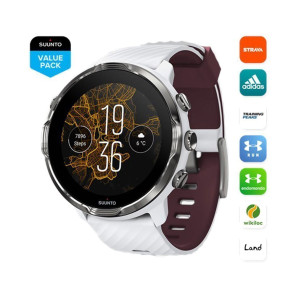 SUUNTO 7 Mixte WHITE BURGUNDY
