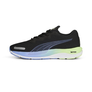 PUMA  VELOCITY NITRO 2 Femme BLACK-FIZZY LIME-PURPLE