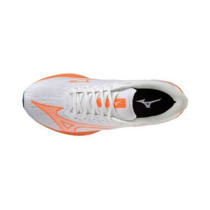 MIZUNO WAVE REBELLION SONIC Homme WHITE/ORANGE/BLUE