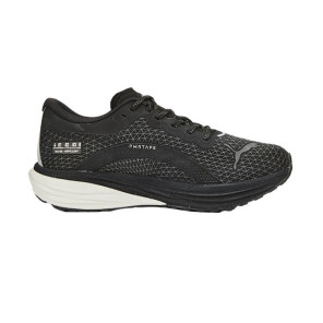PUMA DEVIATE NITRO 2 Homme Black-Metallic Silver 