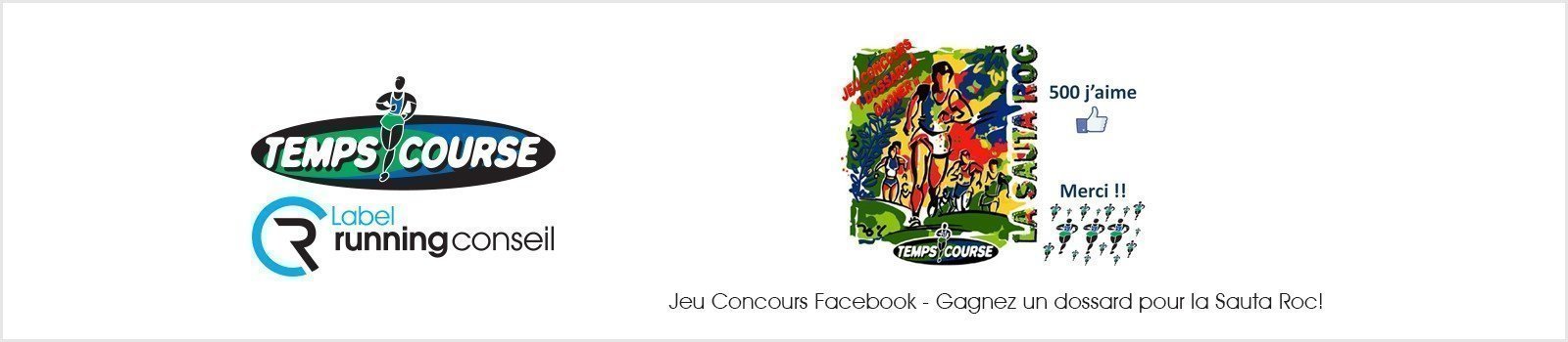 Jeu Concours Facebook - Gagnez un dossard pour la Sauta Roc!
