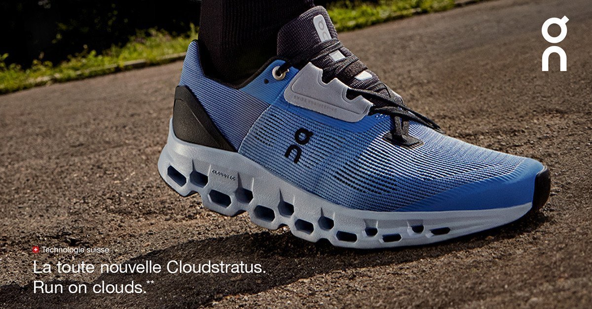 Double ta course avec la nouvelle Cloudstratus de On Running