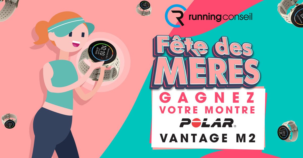 La montre GPS Multisport connectée Polar Vantage M2 - A GAGNER POUR LA FETE DES MERES