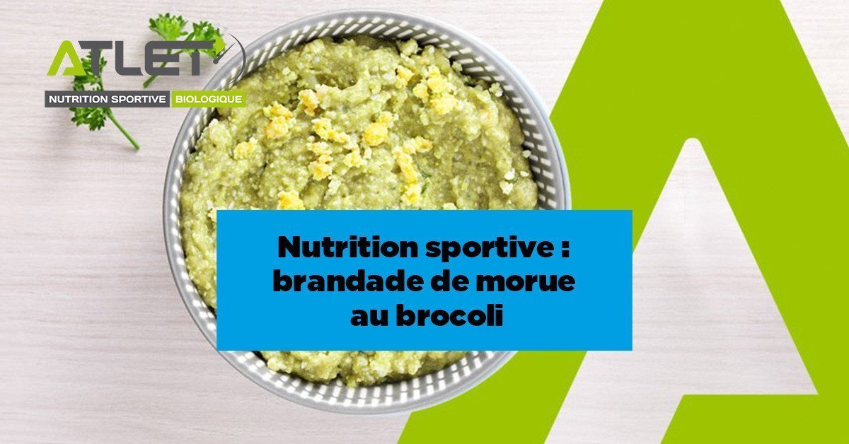 Nutrition sportive : brandade de morue au brocoli