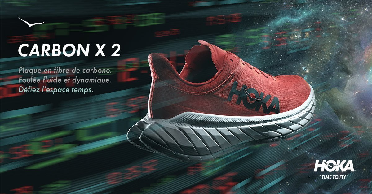 Défiez l'espace temps avec la nouvelle HOKA Carbon X 2