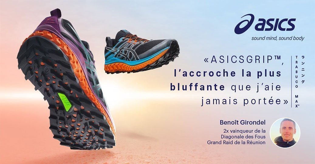 Courez l'esprit léger sur tous les terrains avec la nouvelle ASICS TRABUCO MAX