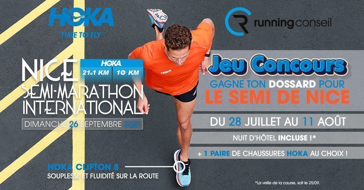 Jeu HOKA : Semi-marathon de Nice 2021